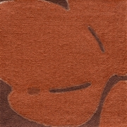 hand-tufted akiko saffron rug sample