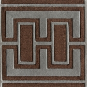hand-tufted pair graybar rug sample